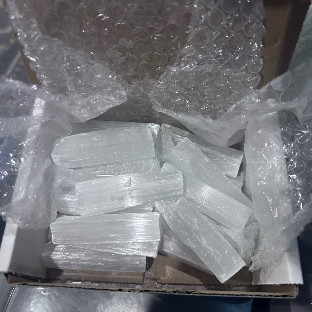 Selenite Healing Crystal Wands - Natural White Selenite Sticks